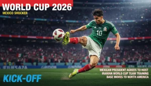 2026 年 FIFA 世界盃美加墨三國主辦示意圖