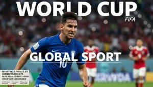 FIFA主席因凡蒂諾乘坐私人飛機視察世界盃場地