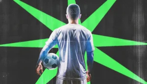 BBC Sport 足球猜謎遊戲介面示意圖