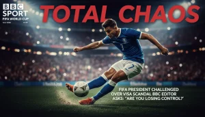 FIFA主席因簽證風波遭質疑 BBC編輯直問「你是否失控」
