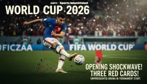 2026世界盃開幕戰爆發！三名球員遭紅牌驅逐出場