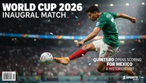 2026世界盃揭幕戰 昆尼斯為墨西哥首開紀錄