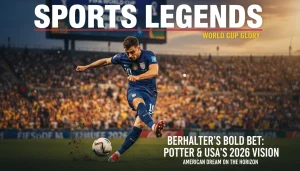 2026FIFA世界盃官方標誌與美國、加拿大、墨西哥三國旗幟