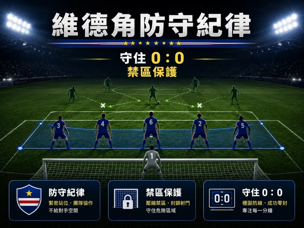 維德角展現防守紀律，穩固防線守住 0 比 0 平局，成功零封沙烏地阿拉伯。