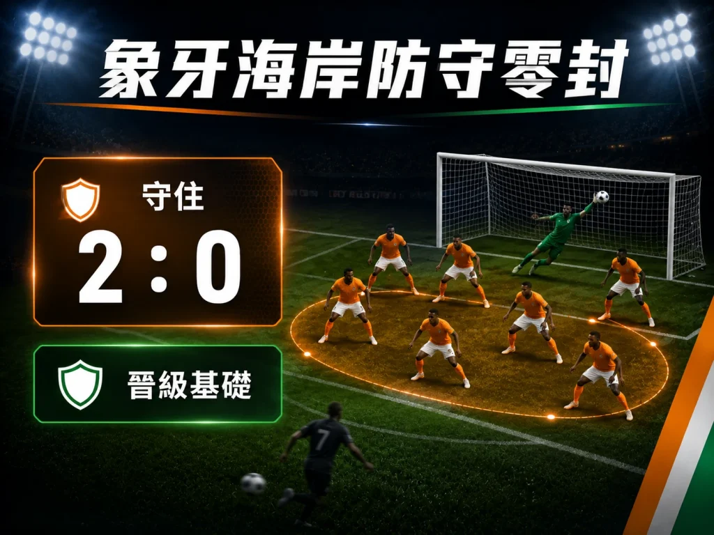 象牙海岸防守零封庫拉索，以 2 比 0 守住勝利並奠定晉級基礎。
