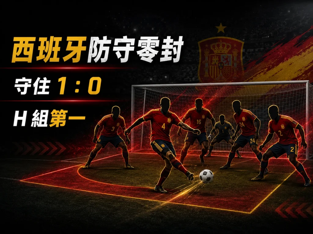 西班牙防守零封烏拉圭，守住 1 比 0 勝果並以 H 組第一晉級。