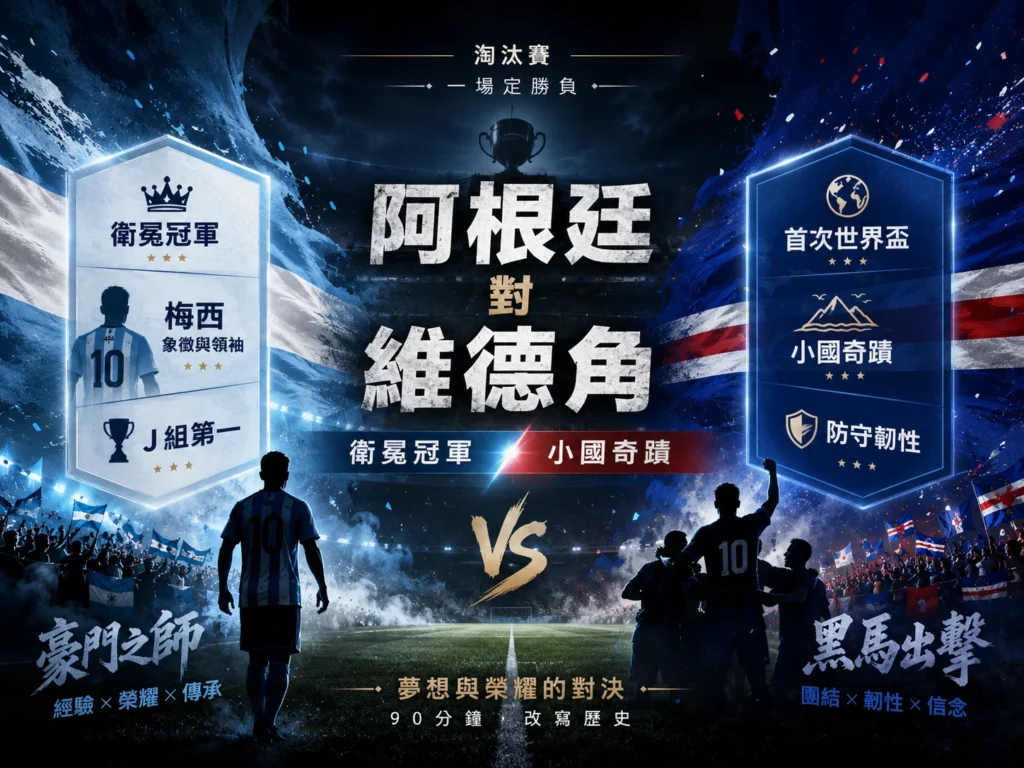 阿根廷對維德角32強賽前分析，衛冕冠軍碰上首次世界盃黑馬。
