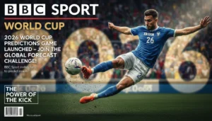 BBC Sport 2026世界盃預測遊戲介面示意圖