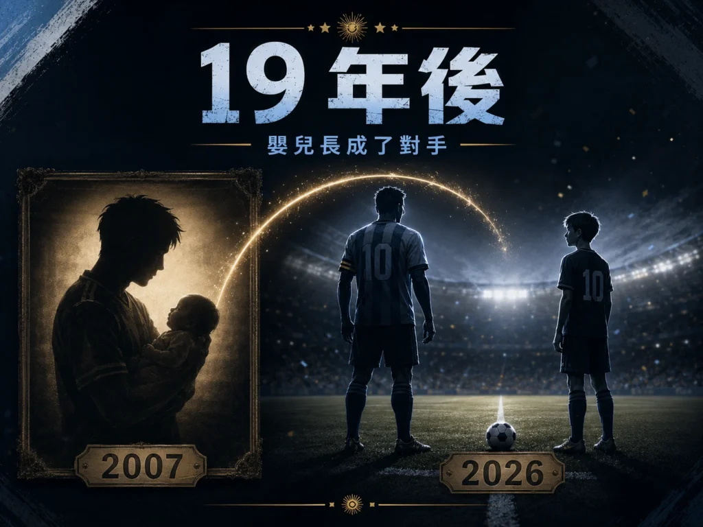 梅西19年後再次站上世界盃舞台,從2007到2026迎來最後對決。