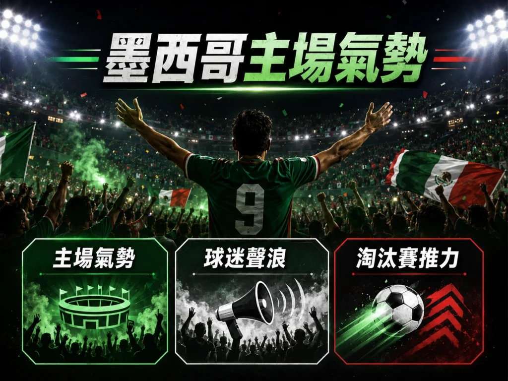 墨西哥主場氣勢，球迷聲浪與淘汰賽推力成為晉級關鍵。