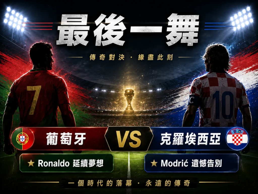 葡萄牙與克羅埃西亞最後一舞，Ronaldo 延續夢想，Modrić 遺憾告別。