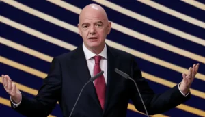 2026年FIFA世界盃官方海報，展示擴編後的48隊賽制模式
